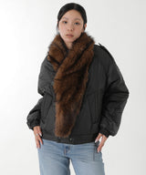 Fur Shawl Collar Puffer Jacket-Andersson Bell-Forget-me-nots Online Store