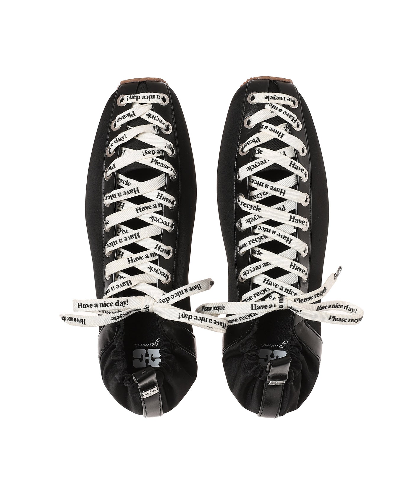 Lace Up Sporty Ballerina Nylon｜ガニー(GANNI)｜Forget-me-nots