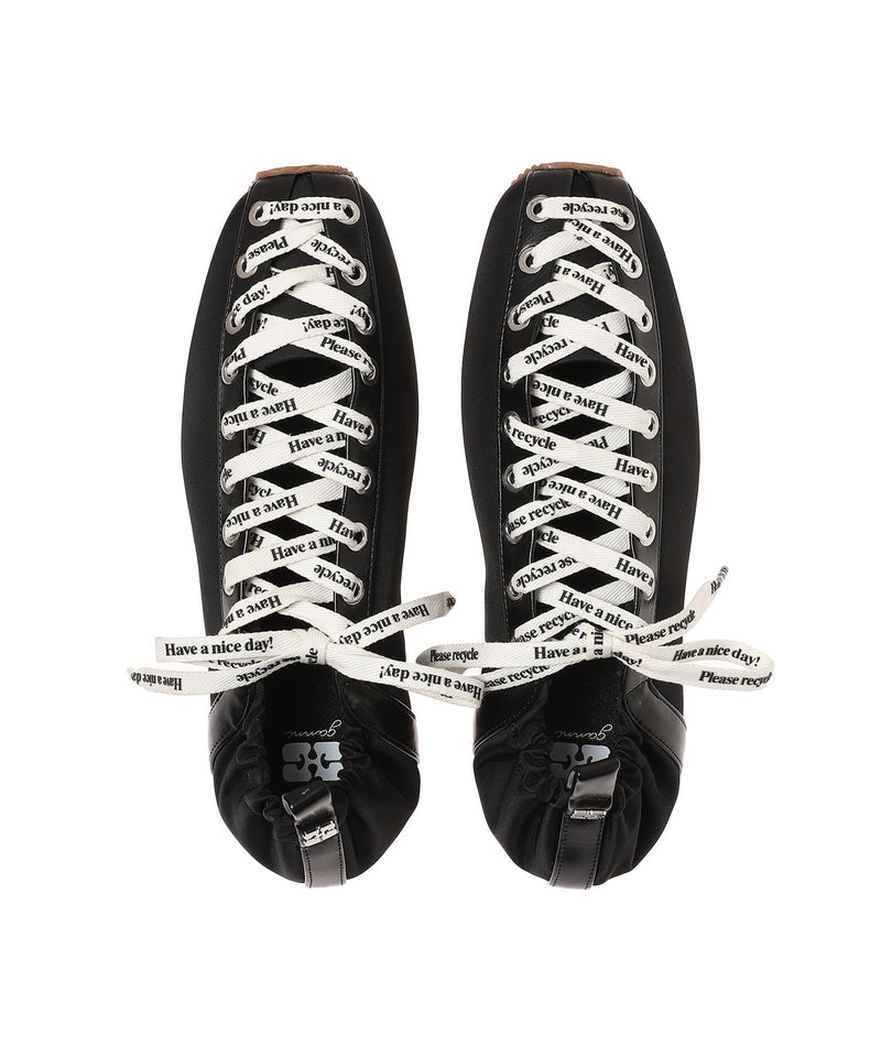 Lace Up Sporty Ballerina Nylon｜ガニー(GANNI)｜Forget-me-nots