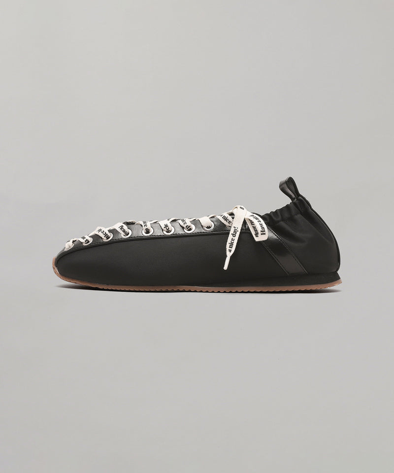Lace Up Sporty Ballerina Nylon｜ガニー(GANNI)｜Forget-me-nots