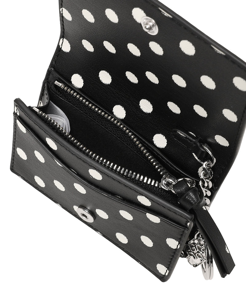 Bou Card Holder With Flap Printed｜ガニー(GANNI)｜Forget-me-nots
