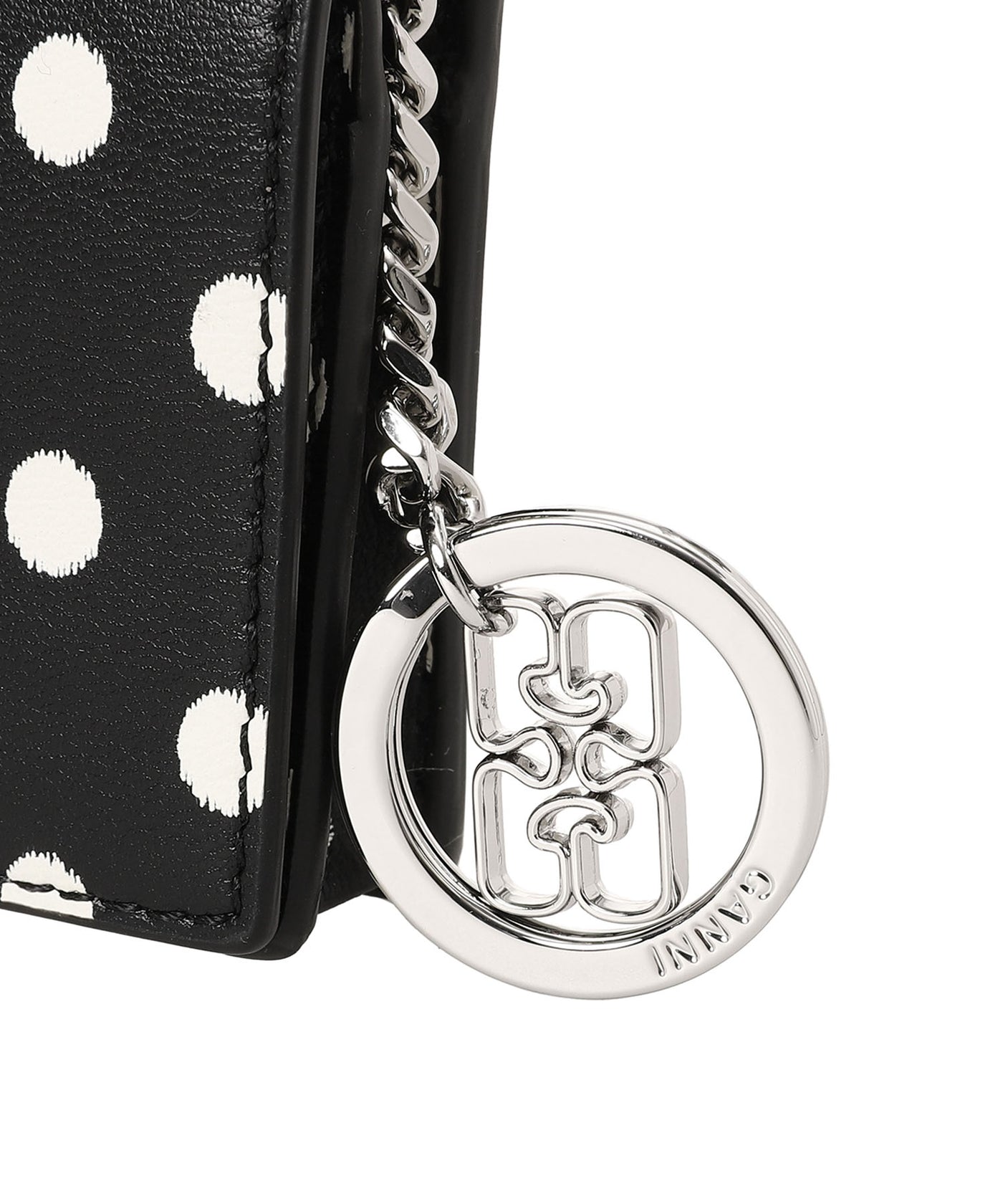 Bou Card Holder With Flap Printed｜ガニー(GANNI)｜Forget-me-nots