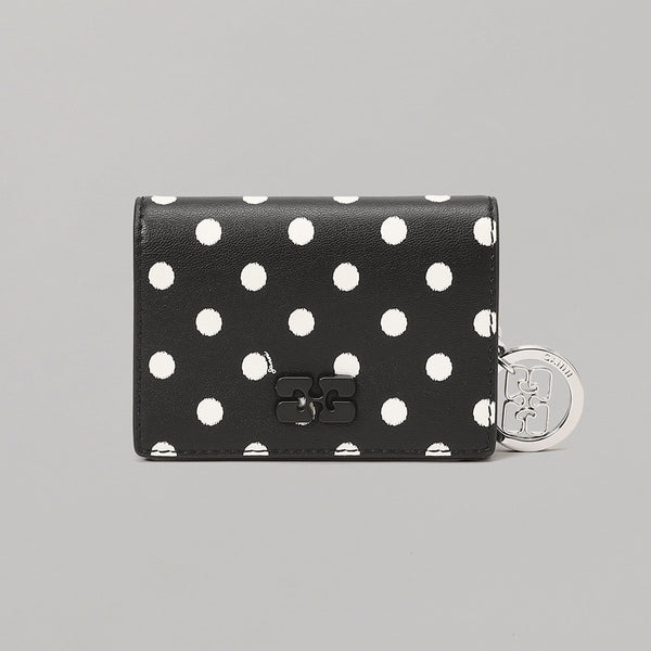 GANNI Bou Card Holder With Flap Dots 財布 Bou Card Holder With Flap Printed｜ガニー(GANNI)｜Forget-me-nots