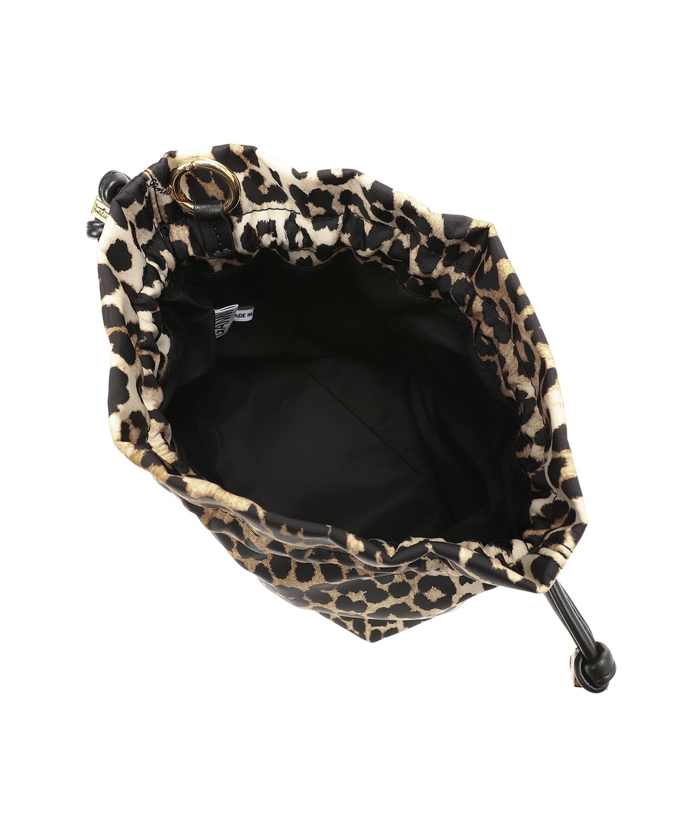 GANNI バッグ キルティング レオパード Pouch Printed Nylon｜ガニー(GANNI)｜Forget-me-nots Online Store