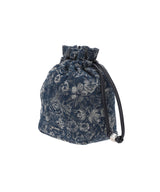 Pouch Tapestry Denim-GANNI-Forget-me-nots Online Store