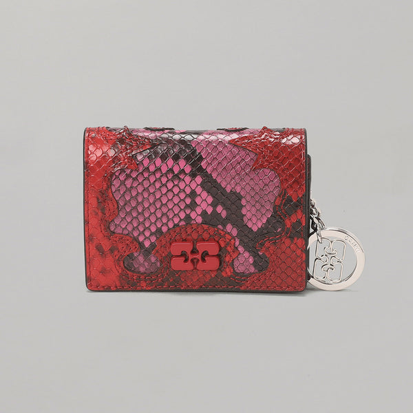 Bou Card Holder With Flap Snake｜ガニー(GANNI)｜Forget-me-nots