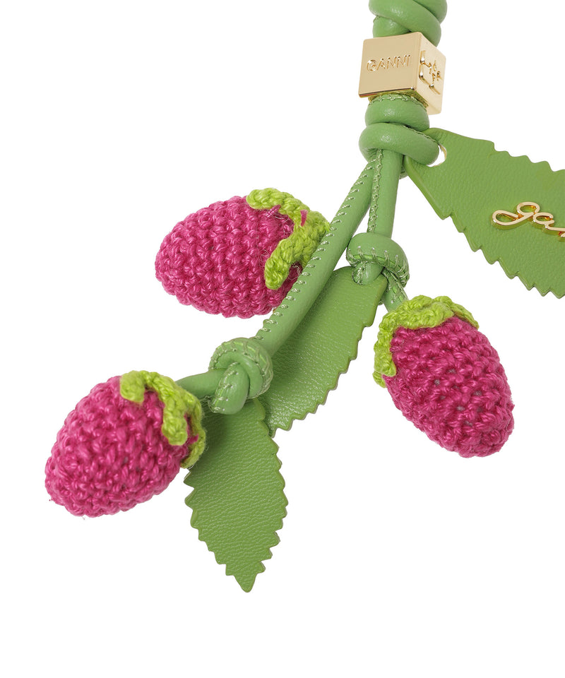Raspberry Flower Bag Charm｜ガニー(GANNI)｜Forget-me-nots Online Store