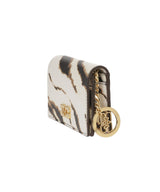 Bou Card Holder With Flap Zebra Print-GANNI-Forget-me-nots Online Store