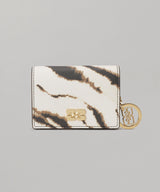 Bou Card Holder With Flap Zebra Print-GANNI-Forget-me-nots Online Store