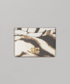 Bou Card Holder Zebra Print-GANNI-Forget-me-nots Online Store