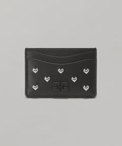 Bou Card Holder Hearts Studs-GANNI-Forget-me-nots Online Store