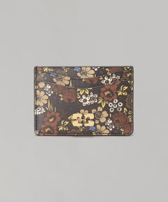 Bou Card Holder Printed-GANNI-Forget-me-nots Online Store
