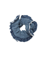 Light Weight Denim Scrunchie-GANNI-Forget-me-nots Online Store