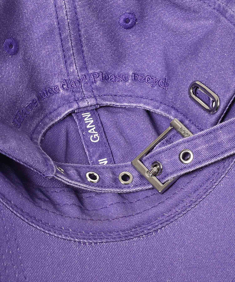 Washed Cotton Canvas Cap｜ガニー(GANNI)｜Forget-me-nots Online Store