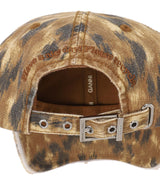 Washed Cotton Print Canvas Cap-GANNI-Forget-me-nots Online Store