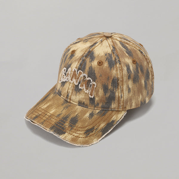 Washed Cotton Print Canvas Cap｜ガニー(GANNI)｜Forget-me-nots