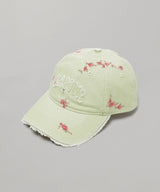 Printed Washed Cotton Canvas Cap-GANNI-Forget-me-nots Online Store