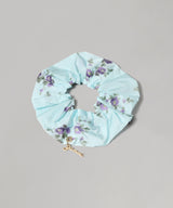 Scrunchie Printed Blue-GANNI-Forget-me-nots Online Store