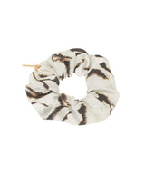 Scrunchie Printed Stretch Satin