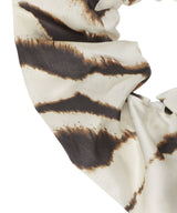 Scrunchie Printed Stretch Satin