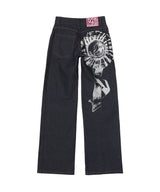 2Nd Best Printed Denim Jeans-CONSTANCA ENTRUDO-Forget-me-nots Online Store