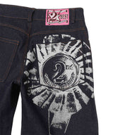 2Nd Best Printed Denim Jeans-CONSTANCA ENTRUDO-Forget-me-nots Online Store