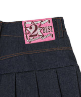 Rosette Denim Skirt-CONSTANCA ENTRUDO-Forget-me-nots Online Store