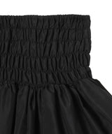 Black Mini Skirt With Bubble Hem-CONSTANCA ENTRUDO-Forget-me-nots Online Store