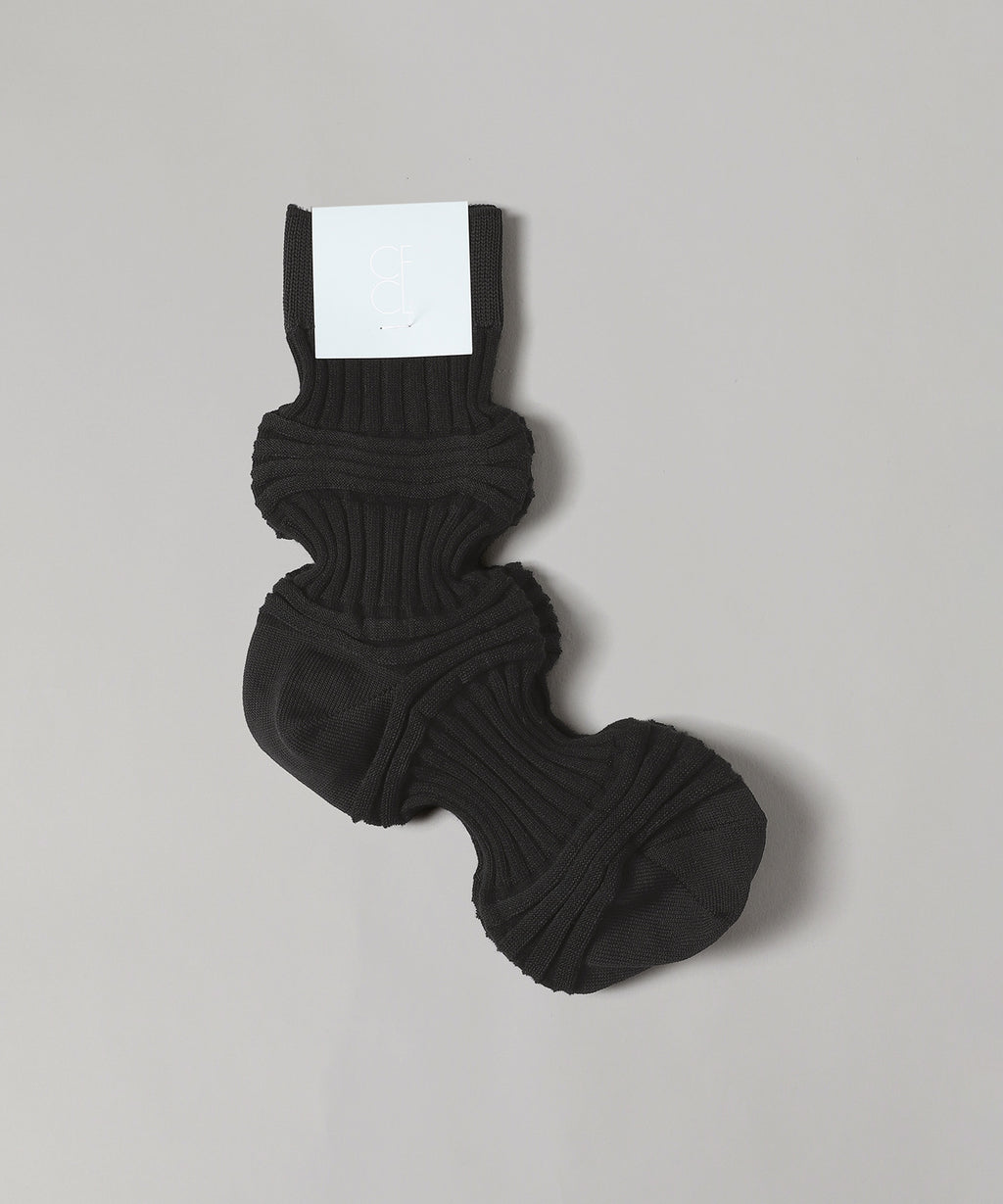 Garter Rib Socks｜シーエフシーエル(CFCL)｜Forget-me-nots Online Store