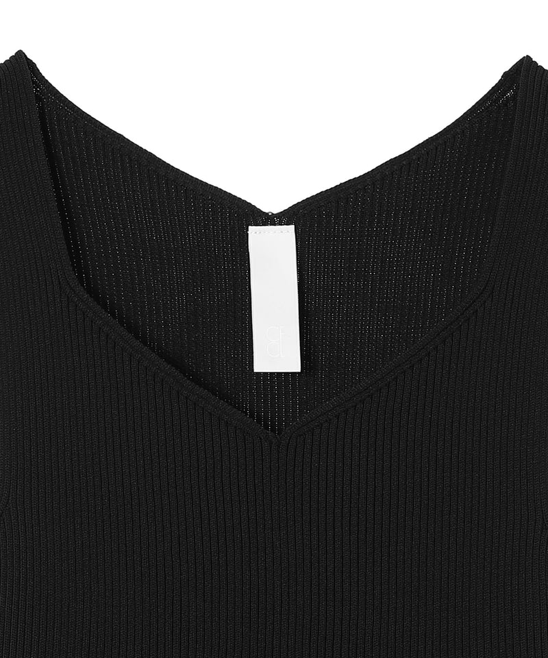 美品 CFCL POTTERY SLEEVELESS TOP ブラック POTTERY SLEEVELESS TOP