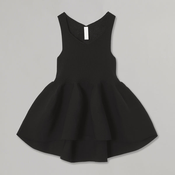 美品 CFCL POTTERY SLEEVELESS TOP ブラック POTTERY SLEEVELESS TOP