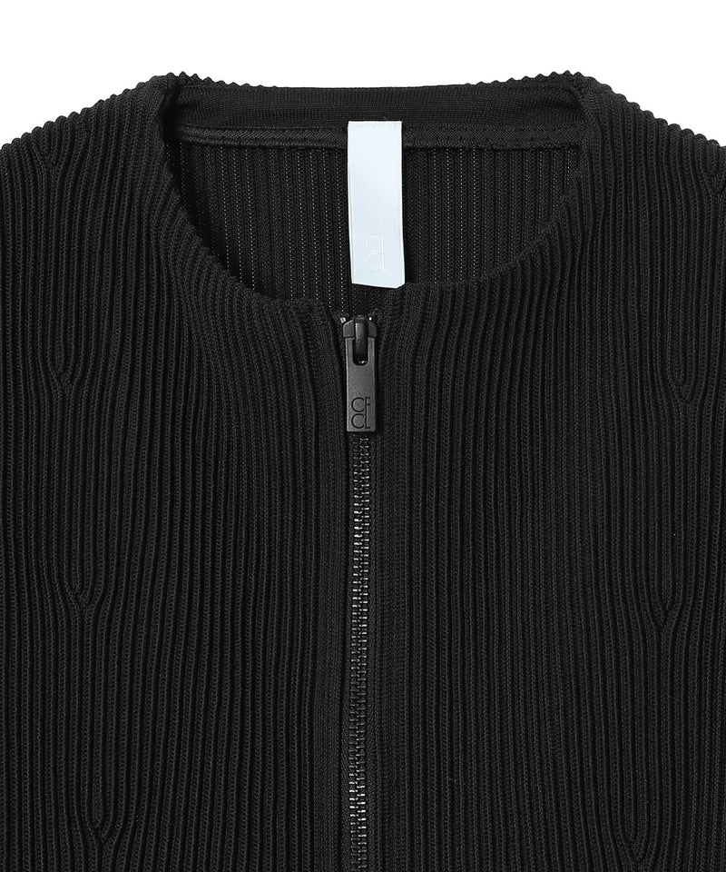 シーエフシーエル(CFCL)｜Hypha Peplum Zip Blouson｜Forget-me-nots