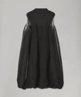 Overwrapped Pottery Bust Flare Sleeveless Dress-CFCL-Forget-me-nots Online Store