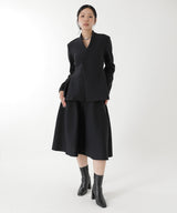 Milan Collarless Flare Jacket-CFCL-Forget-me-nots Online Store