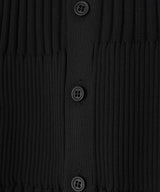 Fluted Lucent Puff Sleeve Cardigan-CFCL-Forget-me-nots Online Store
