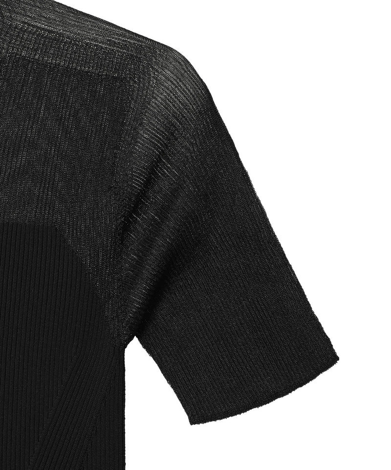 Pottery Lucent Decolletage Short Sleeve Top｜シーエフシーエル(CFCL
