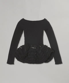 Pottery Hs Swell Glitter Off Shoulder Top-CFCL-Forget-me-nots Online Store