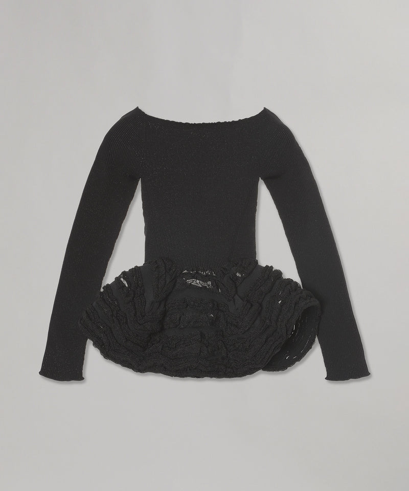 Pottery Hs Swell Glitter Off Shoulder Top｜シーエフシーエル(CFCL