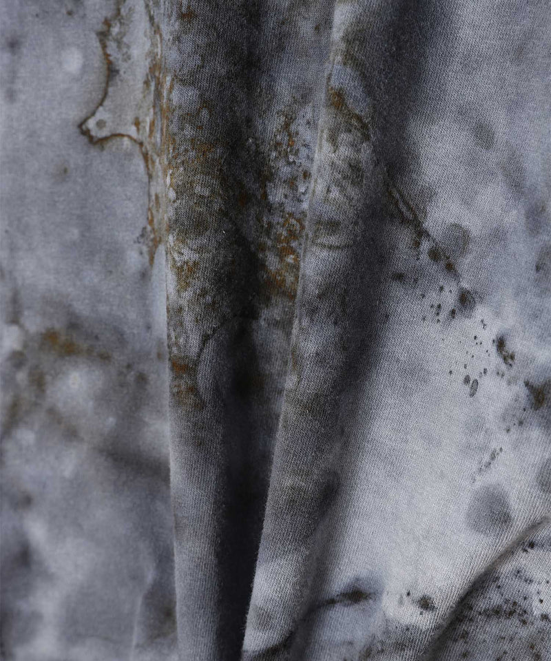 Misaki Ushiozu × Cycle Iron Rust-Dyeing Long Sleeve Tee-Cycle by myob-Forget-me-nots Online Store