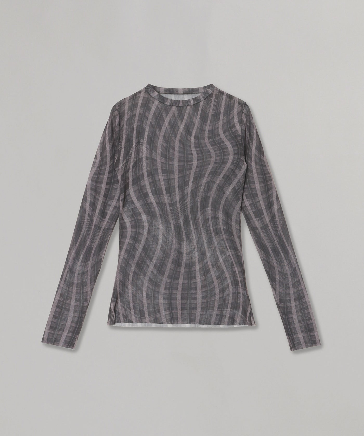 M.Y.O.B NYC カットソー Spellwave Plaid Second Skin Tops｜サイクルバイエムワイオービー
