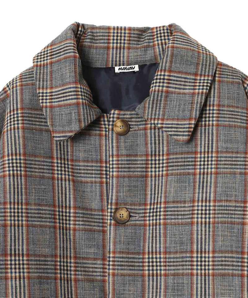 Jacket Checked Brown