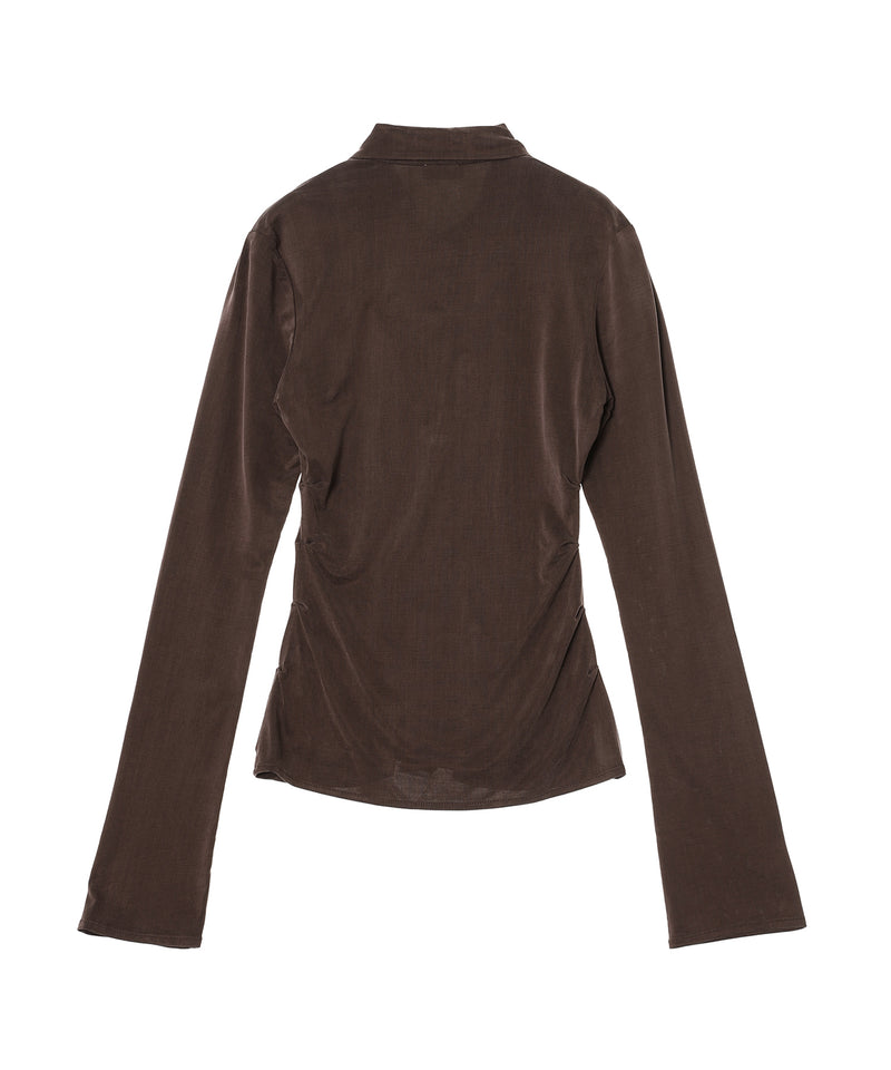 Pleated Shirt-AVAVAV-Forget-me-nots Online Store