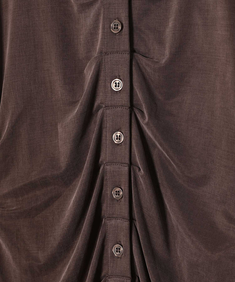 Pleated Shirt-AVAVAV-Forget-me-nots Online Store