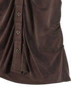 Pleated Shirt-AVAVAV-Forget-me-nots Online Store