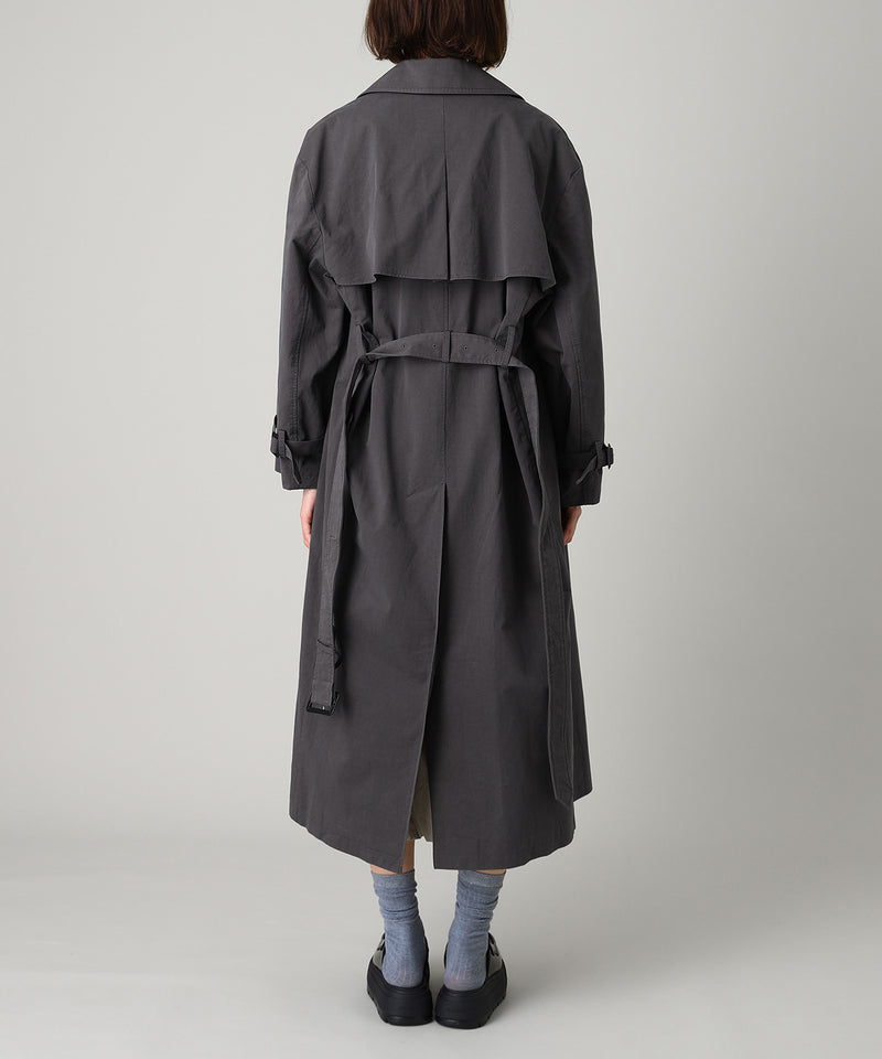 Maxi Trench Coat-Forget-me-nots-Forget-me-nots Online Store