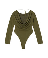 Back Open Body Suite-Forget-me-nots-Forget-me-nots Online Store
