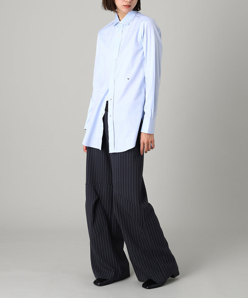 Knee Fold Slacks-Forget-me-nots-Forget-me-nots Online Store