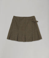 Wool Mini Skirt-Forget-me-nots-Forget-me-nots Online Store