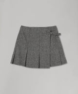 Wool Mini Skirt-Forget-me-nots-Forget-me-nots Online Store