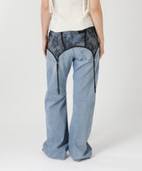 Garter Belt-Forget-me-nots-Forget-me-nots Online Store